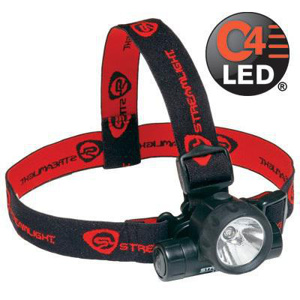 Streamlight Argo® Headlamps High: 3 hr, Med: 4 hr 30 M, Low: 30 hr Battery