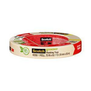 3M Scotch® Series Performance Painting Greener Masking Tape Beige 60 yd 1 in