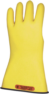 Honeywell Salisbury Class 0 Low Voltage Electrical Insulating Type I Rubber Gloves 9 Yellow Rubber
