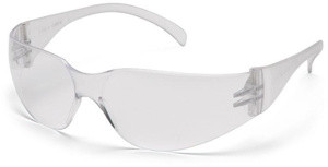 Pyramex Intruder™ Series Glasses Anti-fog, Anti-scratch Indoor/Outdoor Mirror Clear
