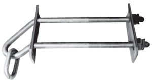 Hughes Brothers 2859 Shield Wire Support Brackets Steel 14 in