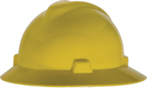 MSA V-Gard® Staz-On® Suspension Protective Hats 6-1/2 - 8 in White