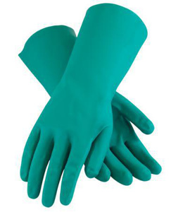 PIP Unsupported Light Weight Nitrile Gloves Large Nitrile Green