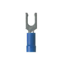 Panduit Insulated Locking Loose Piece Fork Terminals 12 - 10 AWG Butted Seam Funnel Barrel Nylon Yellow