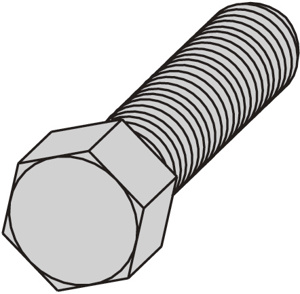 Eaton B-Line Steel Hex Head Cap Screws