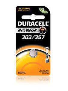 Duracell D303/357BPK Alkaline Watch Batteries 1.5 V 303/357
