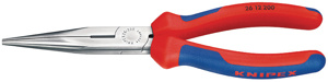 Knipex Tools 26 Long Nose Side-cutting Pliers Medium-hard wire: 1/8 in, Hard wire: 3/32 in Long 8 in