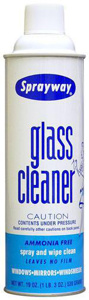 Sprayway Glass Cleaner Sprays Aerosol can