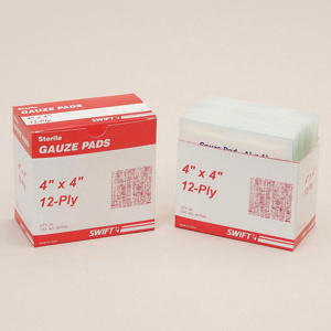 Honeywell Sterile Gauze Pads 3 x 3 in Cotton 10 Per Box
