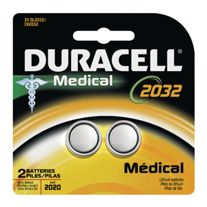 Duracell DL2032B2PK Lithium Batteries 3 V 2032