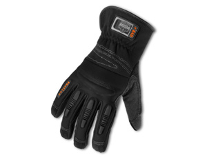 Ergodyne ProFlex® 840 Leather Trades Gloves XL Goatskin Leather, Kevlar®, Terry Cloth Black/Tan