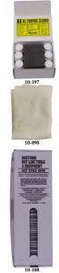Hastings Fiberglass Silicone Treated Wiping Cloths Plastic Bag