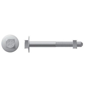 Hughes Brothers Steel Washer Head Machine Bolts Steel 1/2 in 10 in 7800 lbf Hot-dip Galvanized