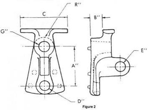 Maclean Power Multiple Combination Guy Attachments Ductile Iron, Hot-dip Galvanized