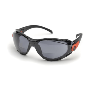 Elvex Rx Reading Glasses with Anti-Fog Lenses Anti-fog Clear Black/Orange