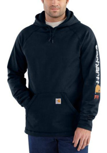 Carhartt FR Force® Rugged <em class="search-results-highlight">Flex</em>® Pullover Hoodies 2XL Tall Dark Navy Mens