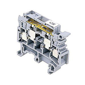 TE Connectivity SNA Series M4/8.SF IEC Style Fuse Terminal Blocks Screw Clamp 1 Tier 22 - 12 AWG