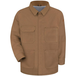 Workwear Outfitters Bulwark EXCEL FR® Lined Lineworkers Coats Small Brown Mens