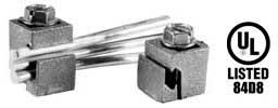 Hubbell Power EM Series Bronze Vise-type Connectors 6 AWG 6 AWG 10, 12 AWG 10, 12 AWG