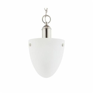 Seagull Lighting Metropolis Series Foyer Light Fixtures Incandescent Brushed Nickel Frosted Glass