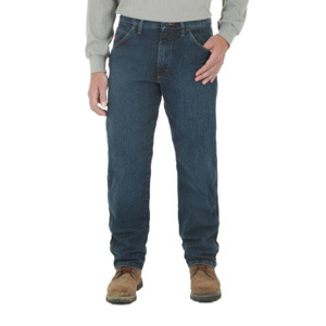 Wrangler Advanced Comfort Relaxed Boot Cut Jeans 40 x 30 Midstone Mens