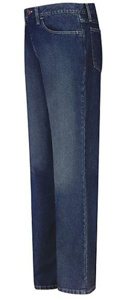 Workwear Outfitters Bulwark EXCEL FR® Straight Leg Jeans 30 x 34 Dark Blue Mens