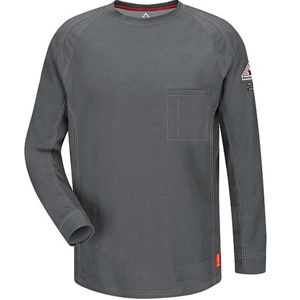Kits - Workwear Outfitters Bulwark FR iQ Series® T-shirts - M&T <em class="search-results-highlight">Logo</em> XL Tall Charcoal Mens