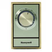 Honeywell T498 Series Double Pole - Snap Action Wall Thermostat - Line Voltage 120 - 277 V 22 A Beige