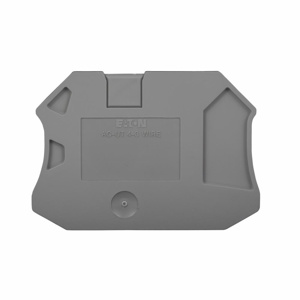 Eaton Cutler-Hammer XB IEC Terminal Block End Covers Gray