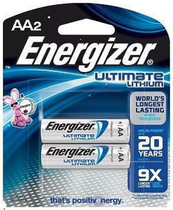 Energizer Ultimate Lithium Batteries 1.5 V AA