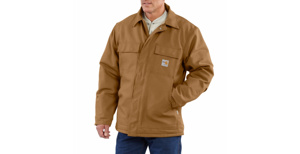 Kits - Carhartt FR Quilt-lined Heavyweight Traditional Coats - WCEC <em class="search-results-highlight">Logo</em> 2XL Tall Brown Mens