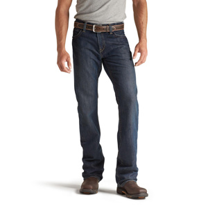 Ariat FR M4 Low Rise Basic Boot Cut Jeans Mens Shale Cotton Denim 32 x 32