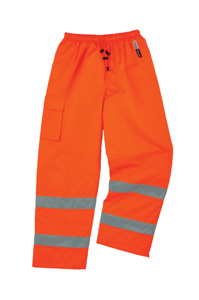 Ergodyne GloWear® High Vis Reflective Lined Pants 2XL High Vis Orange Mens