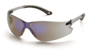 Pyramex Itek® Safety Glasses Anti-scratch Blue Mirror Gray