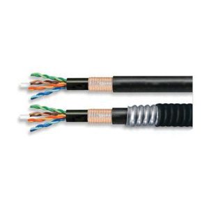 Superior Essex 77 Series OSP Cat6 Riser Cable Black 4 Pair 23 AWG 1000 ft Box