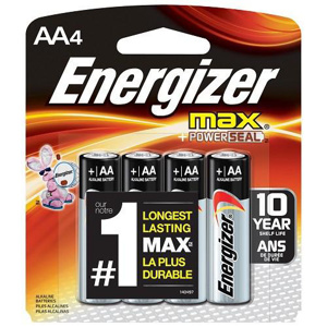 Energizer Max Alkaline Batteries 1.5 V AA