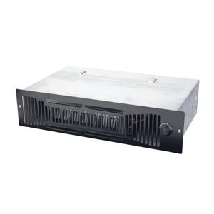 Marley Engineered Products (MEP) QTS Series Fan-forced Toe Space Heaters 240/208 V 1500/750 W, 1125/564 W Black