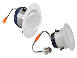 Sylvania Ultra LED Gimbal Recessed LED Downlights 120 V 13 W 5 in<multisep/> 6 in 3000 K White Dimmable 900 lm