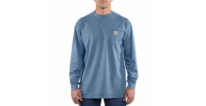 Carhartt FR Force® T-shirts Mens XL Medium Blue 8.9 cal/cm2