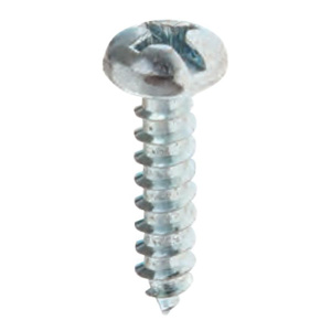 Steel Phillips/Slotted Pan Head Tapping Screws #10 1-1/4 in Zinc Chromate