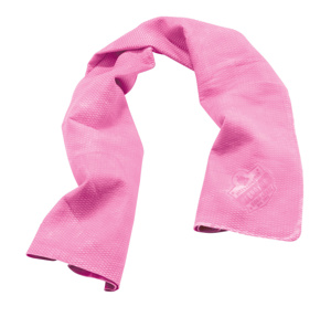 Ergodyne Chill-Its® 6602 Series Evaporative Cooling Towels Pink Polyvinyl Alcohol (PVA)