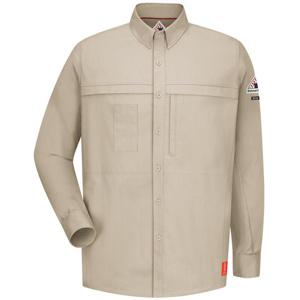 Workwear Outfitters Bulwark FR iQ Series® Button Work Shirts 2XL Tall Light Tan Mens