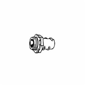 ABB Thomas & Betts XC840 Series Flexible Screw Connectors Straight 1/2 in Push-in
