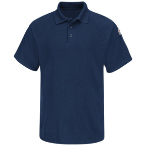 Workwear Outfitters Bulwark FR Classic Lightweight Polos 3XL Navy Mens