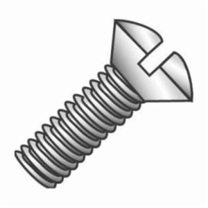 Minerallac Steel Slotted Oval Head Wall Plate Screws 32 TPI #6 Zinc-plated White