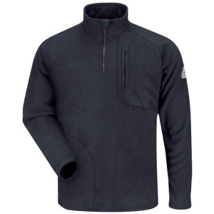 Workwear Outfitters Bulwark FR 1/4 Zip Sweatshirts 3XL Navy Mens