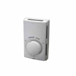 MS Series Single Pole - Snap Action Wall Thermostat - Line Voltage 120 - 277 V 22 A White