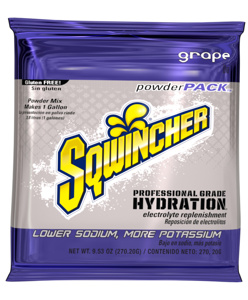 Sqwincher Powder Packs Grape 1 gal
