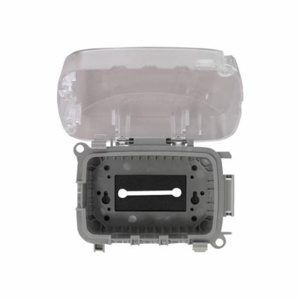 Intermatic WP5000 Series Weatherproof Extra-Duty Outlet Box Covers 6-3/8 in x 3-7/8 in Polycarbonate Clear