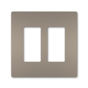 Pass & Seymour Standard Decorator Wallplates 2 Gang Nickel Polycarbonate Snap-on